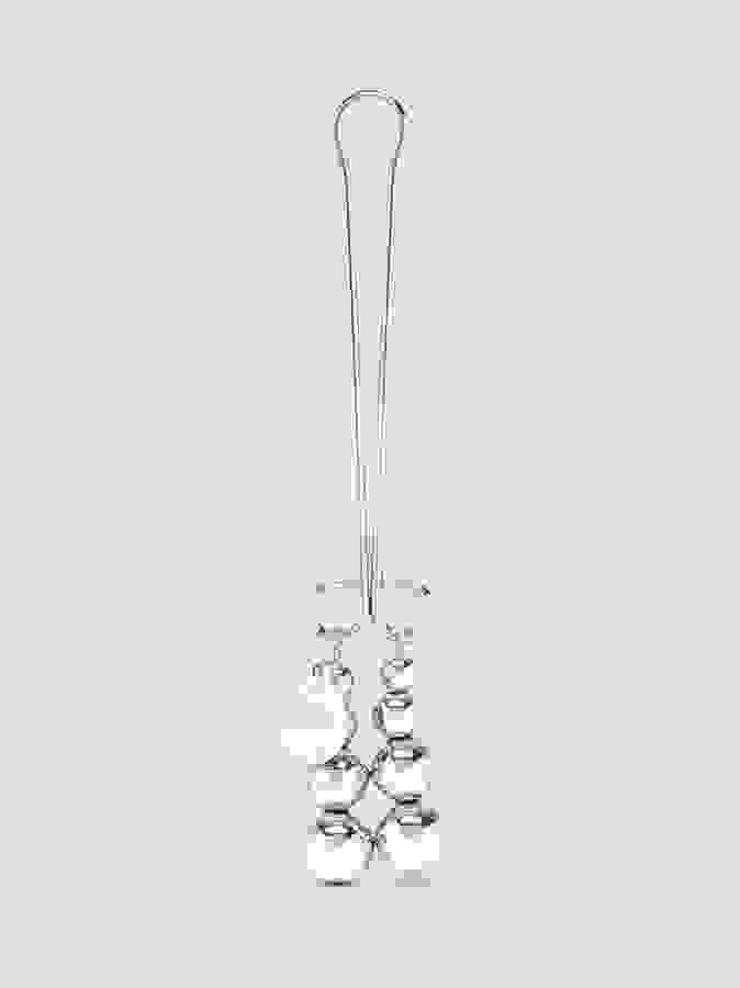 Fifty Shades Darker Just Sensation Beaded Clitoral Clamp, Silver, hi-res